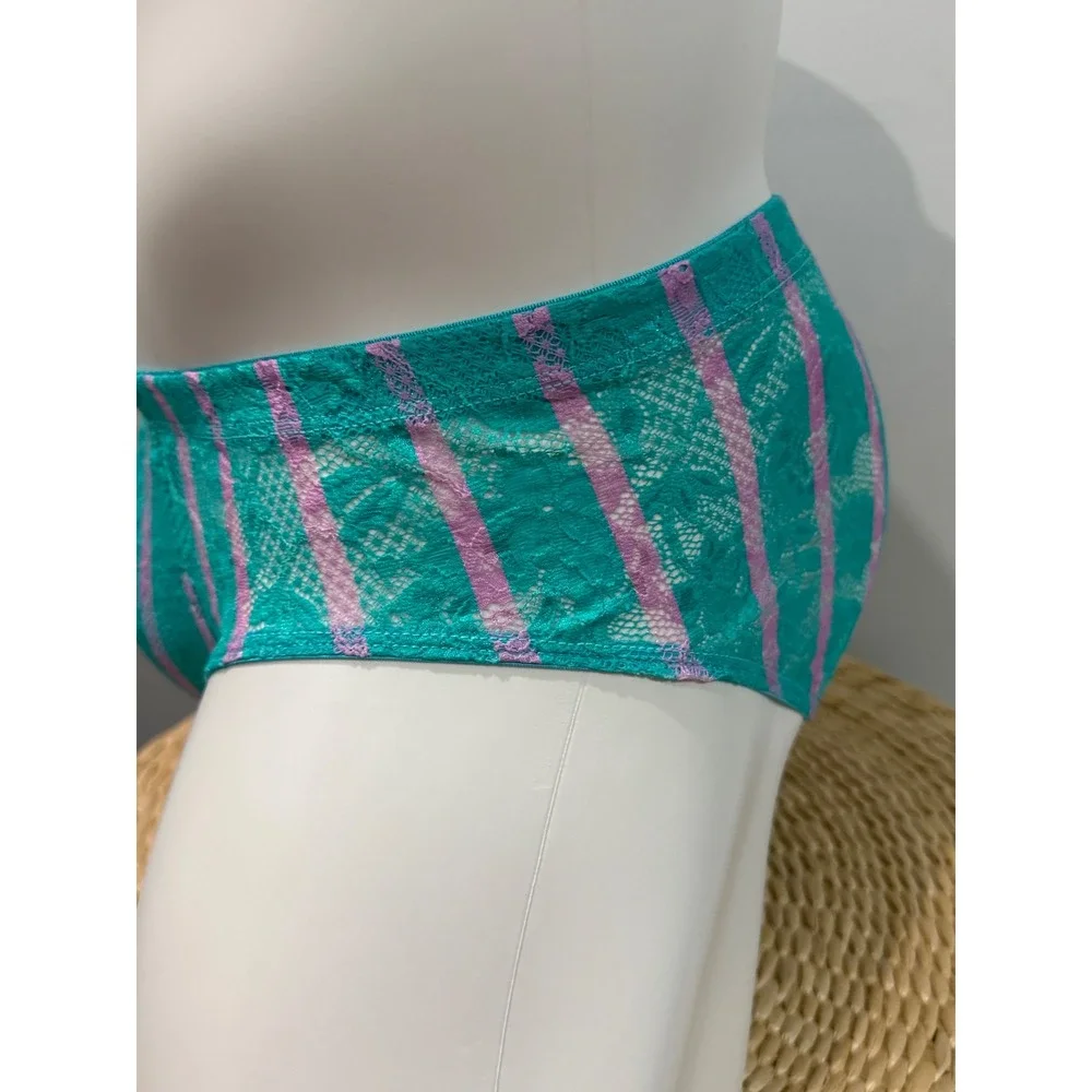 Cosabella Never Say Never Printed Comfort Micro Brief Andaman Stripe New size M